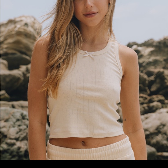 NWT pointelle tank - Picture 1 of 1